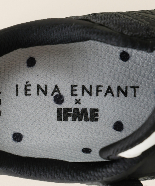 IENA ENFANT（イエナアンファン）の「《追加》【IFME/イフミー】別注スニーカー kids(15cm-21.5cm)（スニーカー・キッズ・アイボリー/ブラック・17/16/18/19/20/21/15 ）」の13枚目の写真