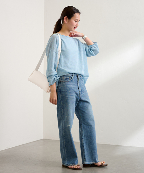 FRAMeWORK（フレームワーク）の「PELLETTERIA MARANT trapezoid shoulder ba（ショルダーバッグ・レディース・ブラック/アイボリー・FREE）」の11枚目の写真