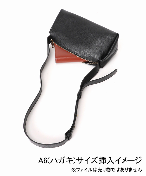 FRAMeWORK（フレームワーク）の「PELLETTERIA MARANT trapezoid shoulder ba（ショルダーバッグ・レディース・ブラック/アイボリー・FREE）」の22枚目の写真