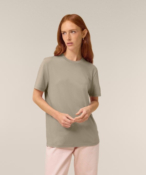 THRIFTY LOOK(スリフティールック)の「Stanley/Stella / スタンレーステラ Creator 2.0 (SATU001) オーガニックコットン 無地 ミディアムウェイト Tシャツ(Tシャツ/カットソー・メンズ・ホワイト/ブラック/ネイビー/ブラウン/グレー/セージグリーン/サンドベージュ・LARGE/MEDIUM/X-LARGE)」の6枚目の写真