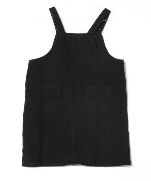 urge：（アージコロン ）の「【URGE：】デニム ひざ丈 オーバーオール ワンピース（ワンピース・レディース・ブラック・X-LARGE/LARGE/MEDIUM/SMALL）」の5枚目の写真