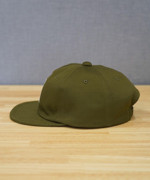 Mighty Shine（マイティシャイン）の「TYPE3 BRIDGE WAPPEN CAP（キャップ・メンズ・ワインレッド/ブラウン/ブラック/ネイビー/オレンジ/カーキ・L/M）」の14枚目の写真