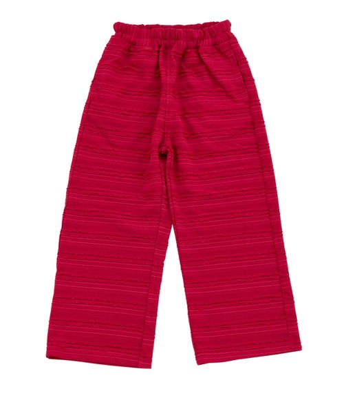 Ocean&Ground（オーシャン&グラウンド）の「ﾌﾘﾙJQﾜｲﾄﾞﾊﾟﾝﾂ（その他パンツ・キッズ・グリーン/ピンク系その他2/ブラック・80/90/100/110/120/130/140）」の3枚目の写真