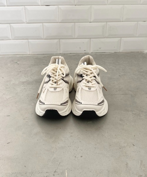 残り1つ JUNYA WATANABE クロスストラップ プラットフォーム サンダル