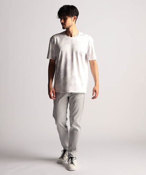 セール】総柄プリント半袖Tシャツ（Tシャツ/カットソー
