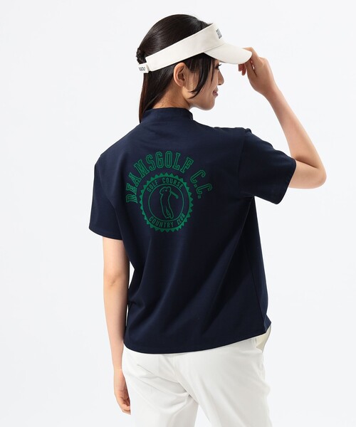ビームスゴルフ　レディースTシャツ　Lサイズ セール】〈WOMEN〉ORANGE LABEL / スイングマン モックネック シャツ