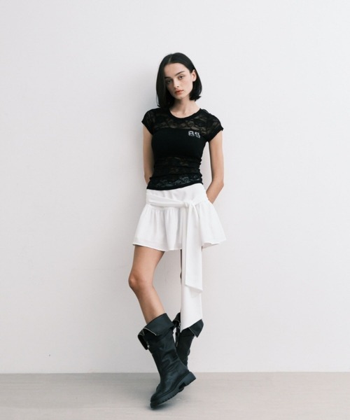 Midnight Move(ミッドナイトムーブ)の「Midnight Move/ROSE ST T(Tシャツ/カットソー・レディース・グレー/ブラック/ホワイト・FREE)」の4枚目の写真