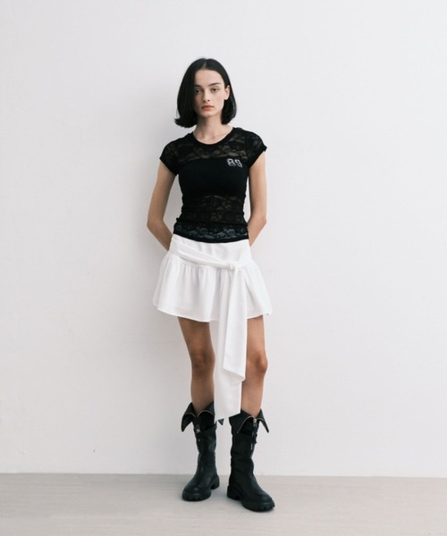 Midnight Move(ミッドナイトムーブ)の「Midnight Move/ROSE ST T(Tシャツ/カットソー・レディース・グレー/ブラック/ホワイト・FREE)」の5枚目の写真