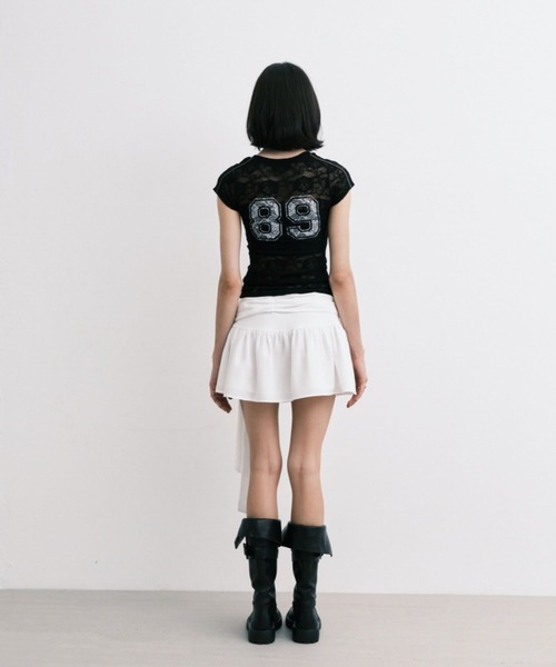 Midnight Move(ミッドナイトムーブ)の「Midnight Move/ROSE ST T(Tシャツ/カットソー・レディース・グレー/ブラック/ホワイト・FREE)」の8枚目の写真