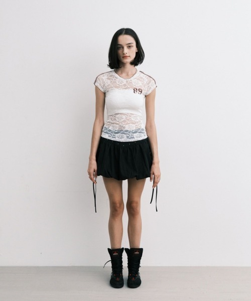 Midnight Move(ミッドナイトムーブ)の「Midnight Move/ROSE ST T(Tシャツ/カットソー・レディース・グレー/ブラック/ホワイト・FREE)」の16枚目の写真