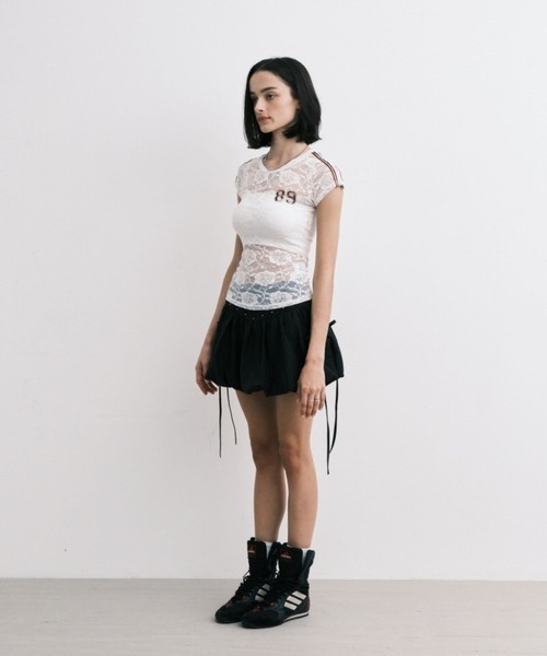 Midnight Move(ミッドナイトムーブ)の「Midnight Move/ROSE ST T(Tシャツ/カットソー・レディース・グレー/ブラック/ホワイト・FREE)」の17枚目の写真