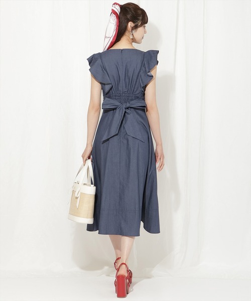 イザベルマランエトワール★ラッフルスリーブ ラップワンピース 中古・古着通販】ISABEL MARANT ETOILE (イザベルマラン