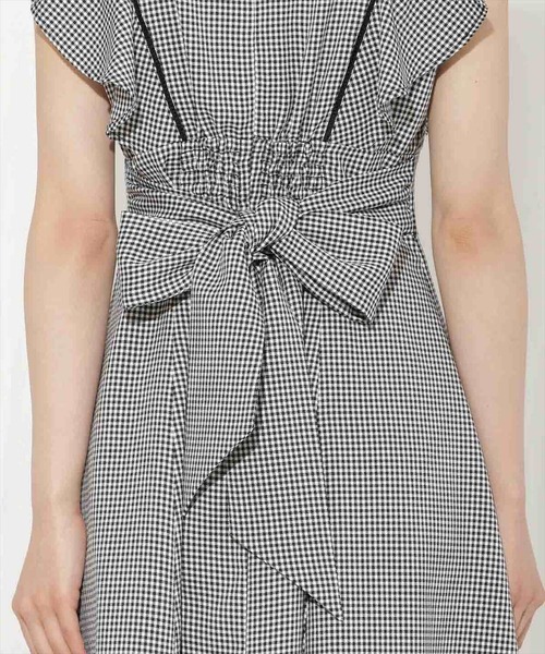 WILLSELECTION(ウィルセレクション)の「バックリボンラッフルスリーブワンピース(ワンピース・レディース・ネイビー/オフホワイト/ブラック系その他・FREE)」の14枚目の写真