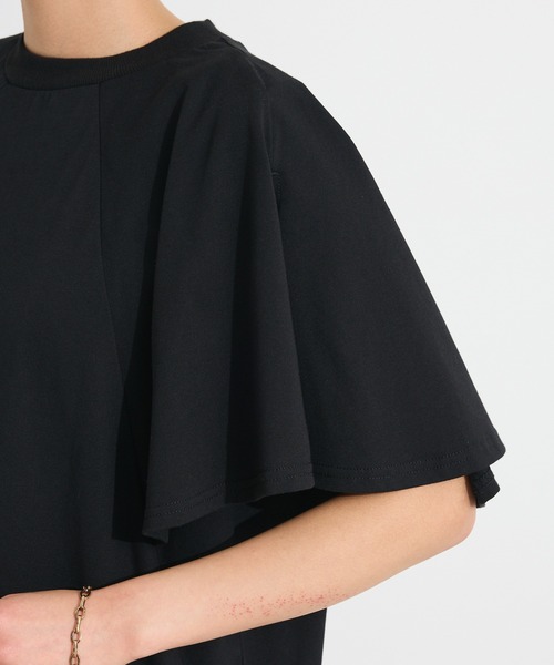 CRAFT STANDARD BOUTIQUE（クラフトスタンダードブティック）の「接触冷感/UVカット フレアスリーブカットワンピース（ワンピース・レディース・ブラウン/グリーン/ブラック・FREE）」の20枚目の写真