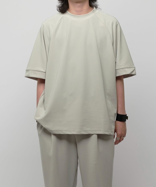 Lui's(ルイス)の「コードピケ半袖 BIG T(Tシャツ/カットソー・メンズ・ホワイト/ライトグレー/ブラック・FREE)」の3枚目の写真