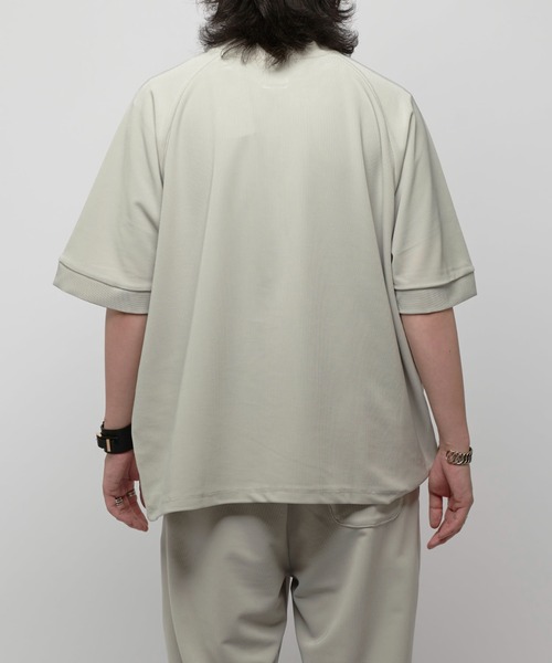 Lui's(ルイス)の「コードピケ半袖 BIG T(Tシャツ/カットソー・メンズ・ホワイト/ライトグレー/ブラック・FREE)」の17枚目の写真