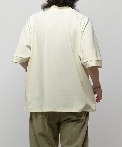 Lui's(ルイス)の「コードピケ半袖 BIG T(Tシャツ/カットソー・メンズ・ホワイト/ライトグレー/ブラック・FREE)」の6枚目の写真