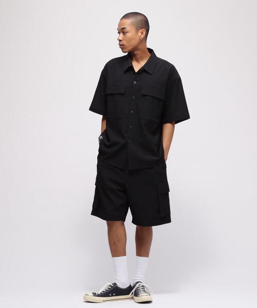 AVIREX(アヴィレックス)の「《直営店限定》3D DOT SHORTS / ショートパンツ / AVIREX / アヴィレックス(その他パンツ・メンズ・ブラック・L/M/XL)」の2枚目の写真