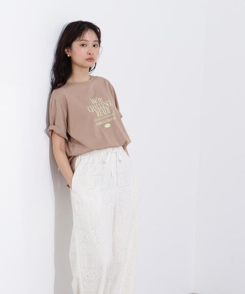 N.（N. Natural Beauty Basic）（エヌエヌナチュラルビューティーベーシック）の「【PS/低身長サイズ】レースイージーパンツ（その他パンツ・レディース・ブラック/オフホワイト・MEDIUM/PS）」の17枚目の写真