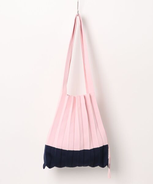 JOSEPH AND STACEY（ジョセフアンドステイシー）の「ラッキープリーツニットミックス(M)（トートバッグ・レディース・ブラック/カーキ/ラベンダー/ピンク/クリアレッド/グレー系その他/オレンジ系その他/グリーン系その他・M/MEDIUM）」の8枚目の写真