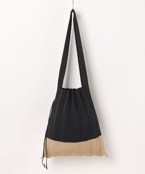 JOSEPH AND STACEY（ジョセフアンドステイシー）の「ラッキープリーツニットミックス(M)（トートバッグ・レディース・ブラック/カーキ/ラベンダー/ピンク/クリアレッド/グレー系その他/オレンジ系その他/グリーン系その他・M/MEDIUM）」の9枚目の写真