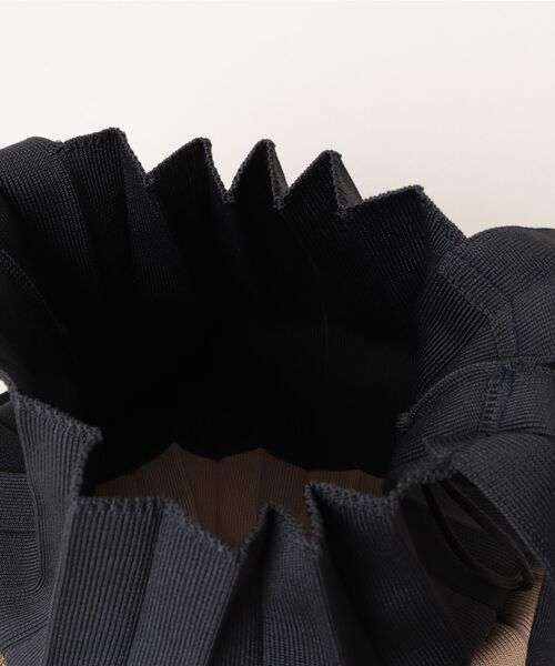 JOSEPH AND STACEY（ジョセフアンドステイシー）の「ラッキープリーツニットミックス(M)（トートバッグ・レディース・ブラック/カーキ/ラベンダー/ピンク/クリアレッド/グレー系その他/オレンジ系その他/グリーン系その他・M/MEDIUM）」の11枚目の写真