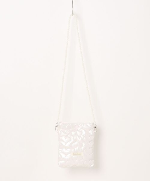 Mignonjour(ミニョンジュール)の「Mignonjour/パールチェーンミニショルダー M2781(ショルダーバッグ・レディース・シルバー系その他/ピンク/ホワイト/シルバー/シルバー系その他2・FREE)」の7枚目の写真