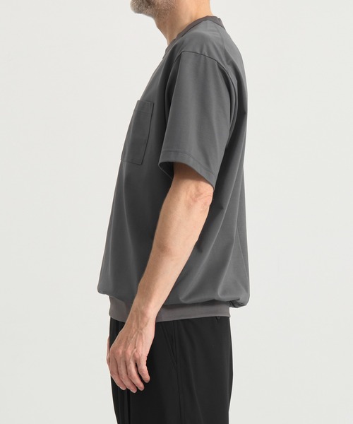 【最終値下げ】新品THE TOKYOソロテックスショートスリーブ＆リブTシャツ 新型】もう汗(焦)らない汗染み,汚れ防止/ソロテックスショート