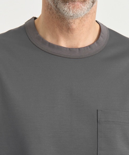 【最終値下げ】新品THE TOKYOソロテックスショートスリーブ＆リブTシャツ 新型】もう汗(焦)らない汗染み,汚れ防止/ソロテックスショート