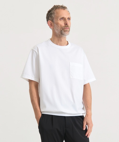 【最終値下げ】新品THE TOKYOソロテックスショートスリーブ＆リブTシャツ 新型】もう汗(焦)らない汗染み,汚れ防止/ソロテックスショート
