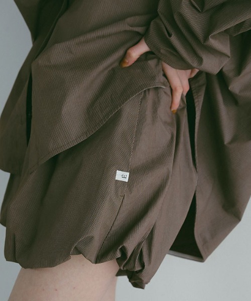 etre tokyo ストライプバルーンショートパンツ ストライプバルーンショートパンツ（その他パンツ）｜ETRE TOKYO
