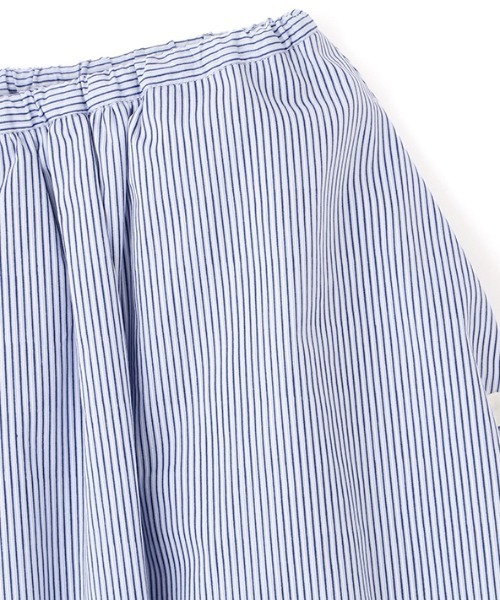 ストライプバルーンショートパンツ(S BLUE): ボトムス │ ETRE