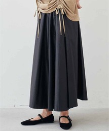 MEDE19F コーティング素材のギャザースカート
