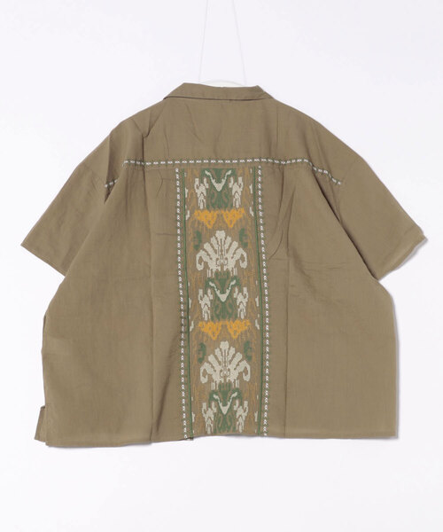 チャイハネ(チャイハネ)の「【チャイハネ】ソリハンMEN'Sシャツ(シャツ/ブラウス・メンズ・ブラウン/ホワイト・FREE)」の3枚目の写真