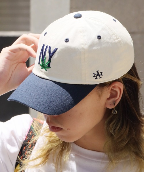 AMERICAN NEEDLE（アメリカンニードル）の「AMERICAN NEEDLE/アメリカンニードル ロゴキャップ（キャップ・メンズ・ブルー/ブラック系1/ブラック系2・ONE SIZE）」の3枚目の写真