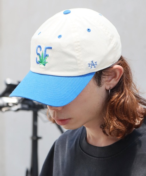 AMERICAN NEEDLE（アメリカンニードル）の「AMERICAN NEEDLE/アメリカンニードル ロゴキャップ（キャップ・メンズ・ブルー/ブラック系1/ブラック系2・ONE SIZE）」の14枚目の写真