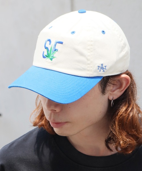 AMERICAN NEEDLE（アメリカンニードル）の「AMERICAN NEEDLE/アメリカンニードル ロゴキャップ（キャップ・メンズ・ブルー/ブラック系1/ブラック系2・ONE SIZE）」の15枚目の写真