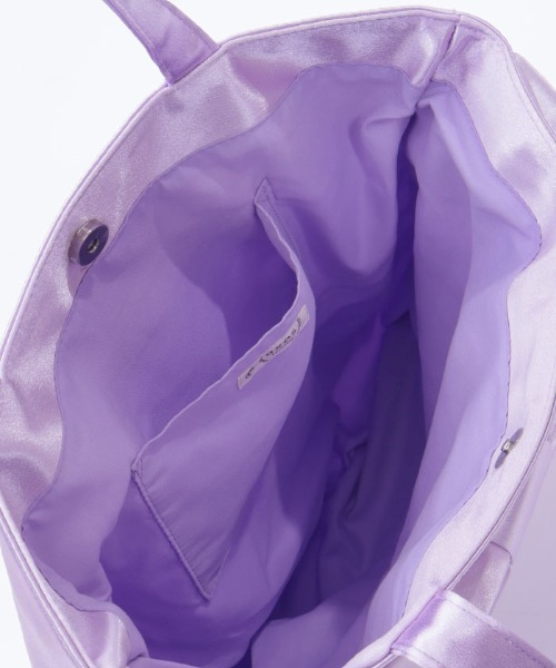 axes femme（アクシーズファム）の「タテ型ビッグリボントート（トートバッグ・レディース・ブラック/サックスブルー/ラベンダー/ミント/ピンク/レッド・FREE）」の11枚目の写真