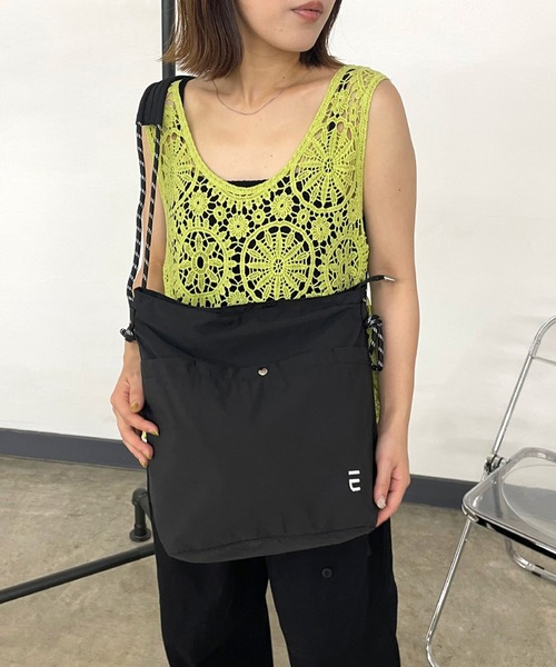 CRB（シーアールビー）の「ナイロンショルダーバッグ（ショルダーバッグ・レディース・アイボリー/パープル/ピンク/サックスブルー/ブラック・F）」の22枚目の写真
