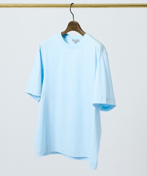 DESIGNWORKS(デザインワークス)の「【接触冷感】クールスムース Tシャツ / アンサンブル対応(Tシャツ/カットソー・メンズ・ブラック/ホワイト/ネイビー/ダークブラウン/サックスブルー・46/48/50)」の5枚目の写真