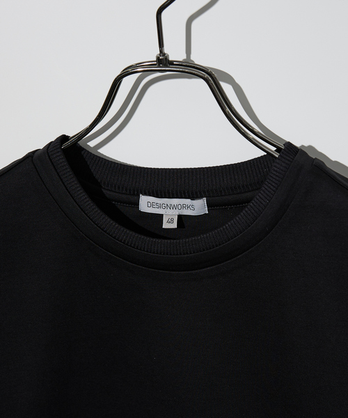 DESIGNWORKS(デザインワークス)の「【接触冷感】クールスムース Tシャツ / アンサンブル対応(Tシャツ/カットソー・メンズ・ブラック/ホワイト/ネイビー・46/48/50)」の7枚目の写真