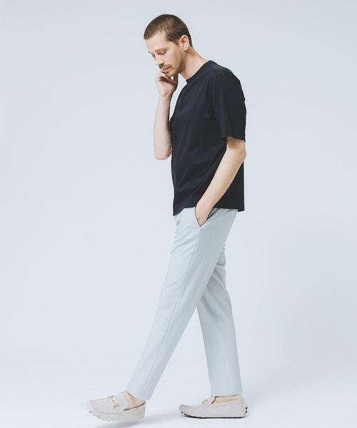 DESIGNWORKS(デザインワークス)の「【接触冷感】クールスムース Tシャツ / アンサンブル対応(Tシャツ/カットソー・メンズ・ブラック/ホワイト/ネイビー・46/48/50)」の14枚目の写真