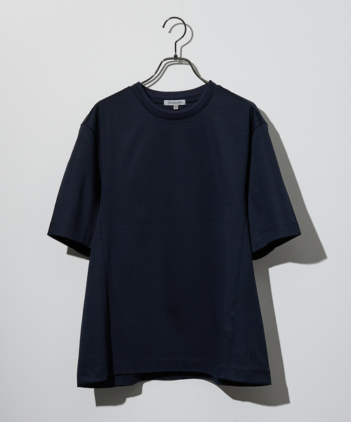 DESIGNWORKS(デザインワークス)の「【接触冷感】クールスムース Tシャツ / アンサンブル対応(Tシャツ/カットソー・メンズ・ブラック/ホワイト/ネイビー・46/48/50)」の16枚目の写真