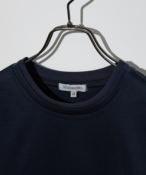 DESIGNWORKS(デザインワークス)の「【接触冷感】クールスムース Tシャツ / アンサンブル対応(Tシャツ/カットソー・メンズ・ブラック/ホワイト/ネイビー・46/48/50)」の17枚目の写真