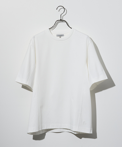 DESIGNWORKS(デザインワークス)の「【接触冷感】クールスムース Tシャツ / アンサンブル対応(Tシャツ/カットソー・メンズ・ブラック/ホワイト/ネイビー・46/48/50)」の21枚目の写真