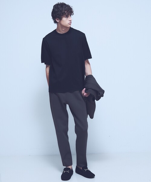 DESIGNWORKS(デザインワークス)の「【接触冷感】クールスムース Tシャツ / アンサンブル対応(Tシャツ/カットソー・メンズ・ブラック/ホワイト/ネイビー/ダークブラウン/サックスブルー・46/48/50)」の17枚目の写真