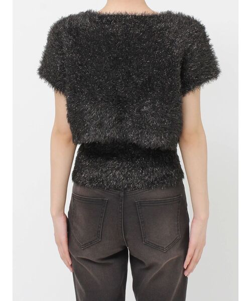 jouetie（ジュエティ）の「ハーフスリーブラメニットアンサンブル（アンサンブル・レディース・ピンク/ブラック/オフホワイト・MEDIUM）」の12枚目の写真