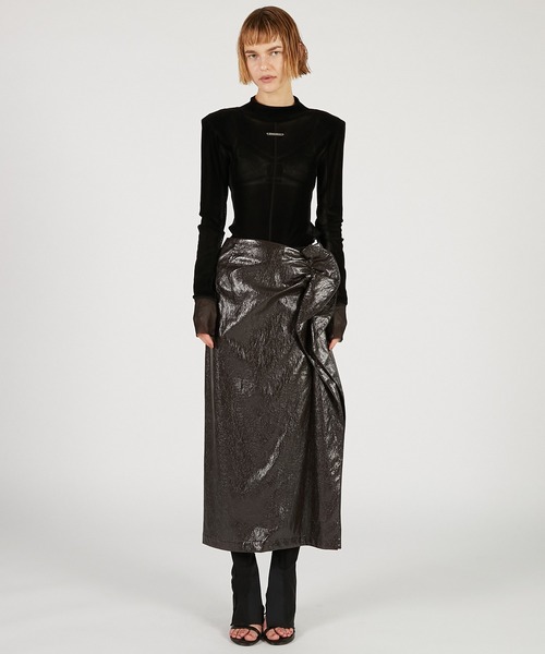 PRANK PROJECT（プランクプロジェクト）の「ベロアタートルトップ / Velour Turtleneck Top（その他トップス・レディース・ホワイト/カーキ/ブラック・FREE）」の21枚目の写真