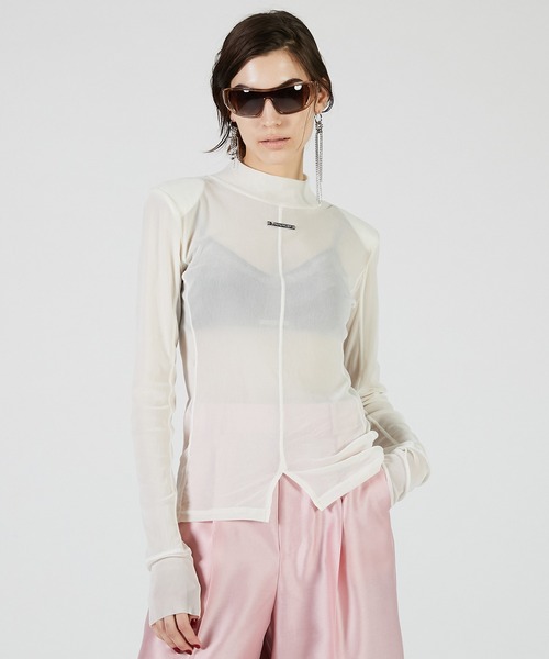 PRANK PROJECT（プランクプロジェクト）の「ベロアタートルトップ / Velour Turtleneck Top（その他トップス・レディース・ホワイト/カーキ/ブラック・FREE）」の22枚目の写真