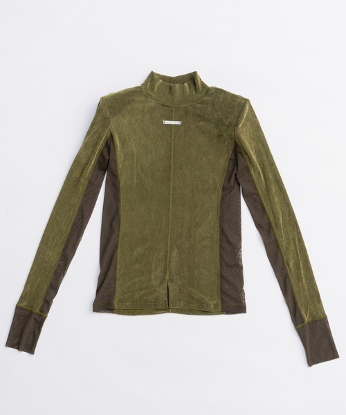 PRANK PROJECT（プランクプロジェクト）の「ベロアタートルトップ / Velour Turtleneck Top（その他トップス・レディース・ホワイト/カーキ/ブラック・FREE）」の9枚目の写真